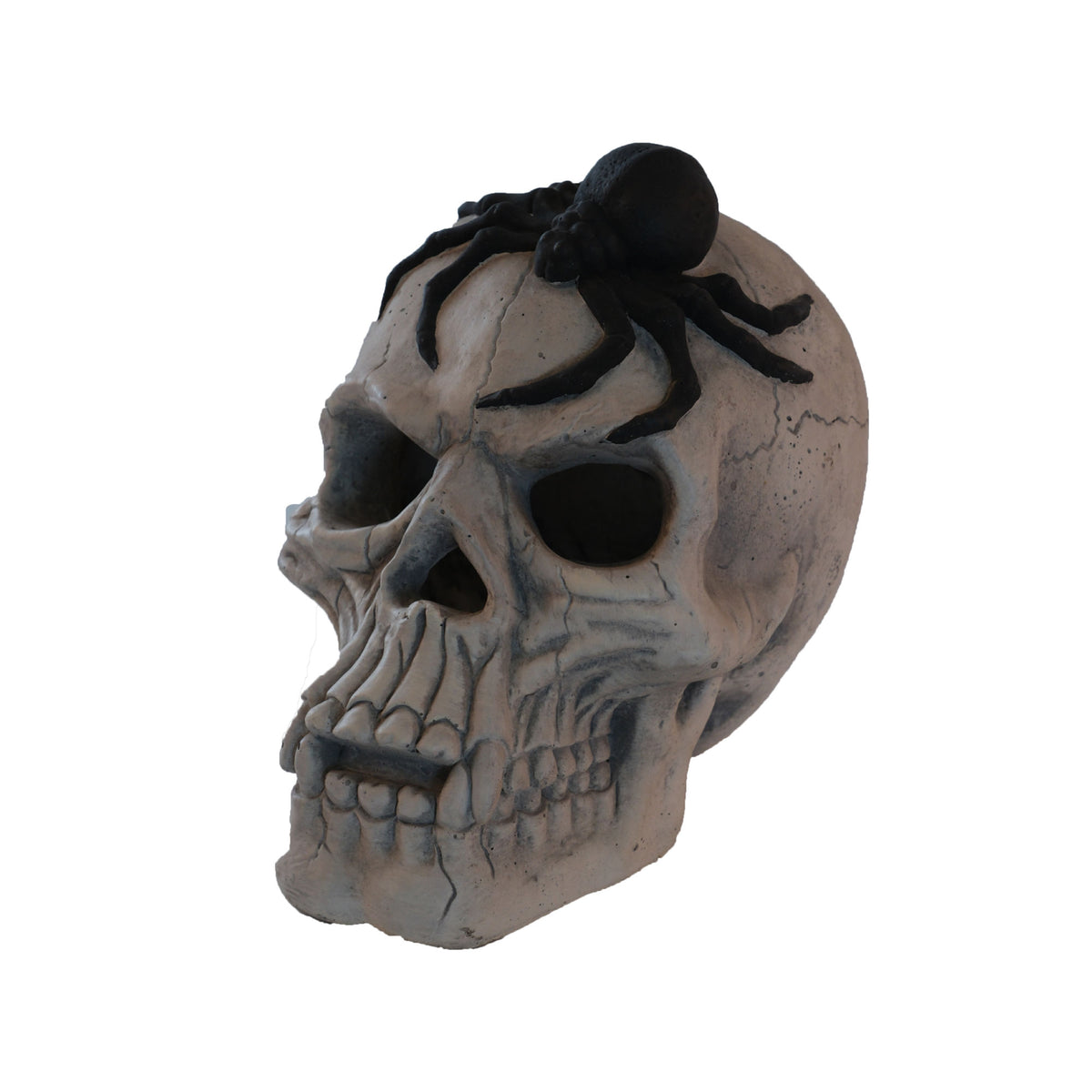 Fire Pit Demon Skull Gas Log for Ventless & Vent Free, Propane, Gel, Ethanol, Electric, Outdoor Fireplace and Fire Pit, Halloween Decor - Patent Pending
