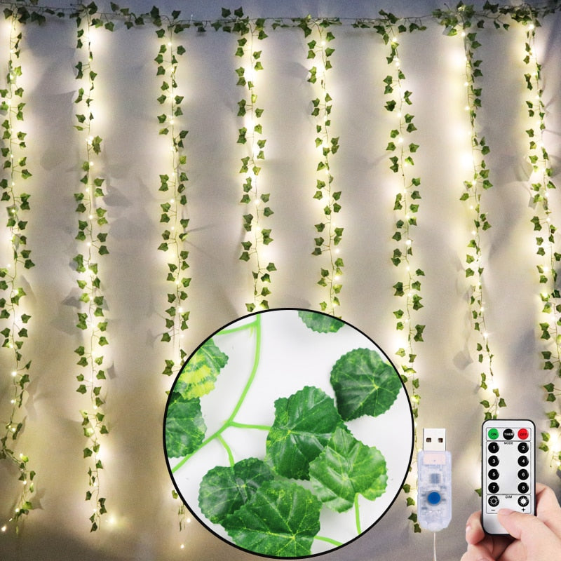 Artificial  Faux Plants LED String Lights