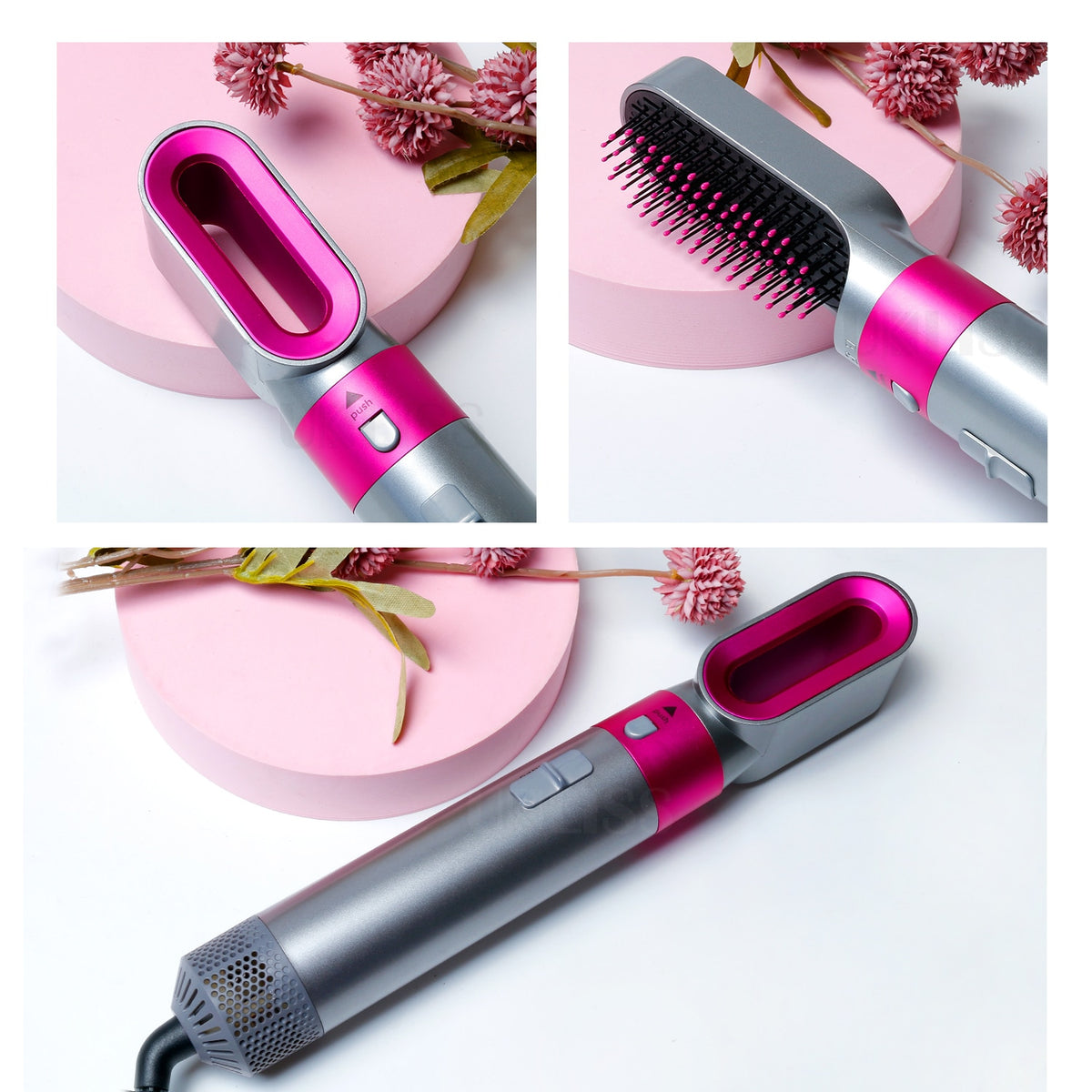 Multi Functional 5 In1 Hair Dryer Comb and Hair Straightener