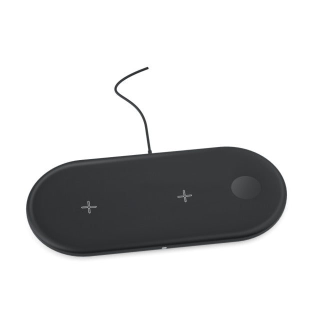 15W Fast Wireless Charging Station 3 In 1 Qi Charging Dock - Wide Compatibility