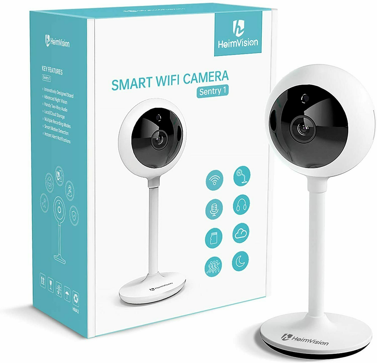 1980x1080 HD Wifi Baby Monitor, 2-Way Audio, Night Vision, Real-Time Motion Detection and Alerts