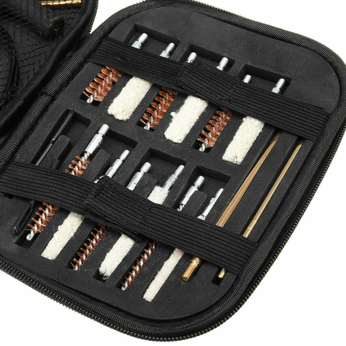 43Pcs Universal Gun Cleaning Kit Pro Rifle, Pistol, Shotgun Firearm Brush Cleaner Set