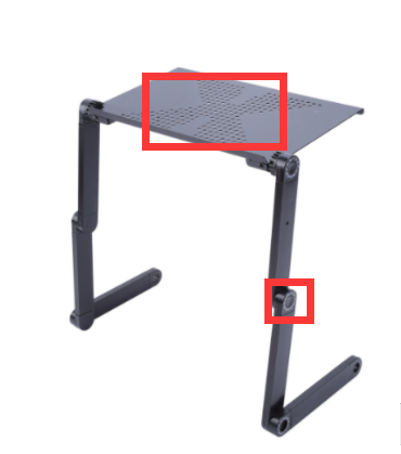 Adjustable Folding Laptop Table