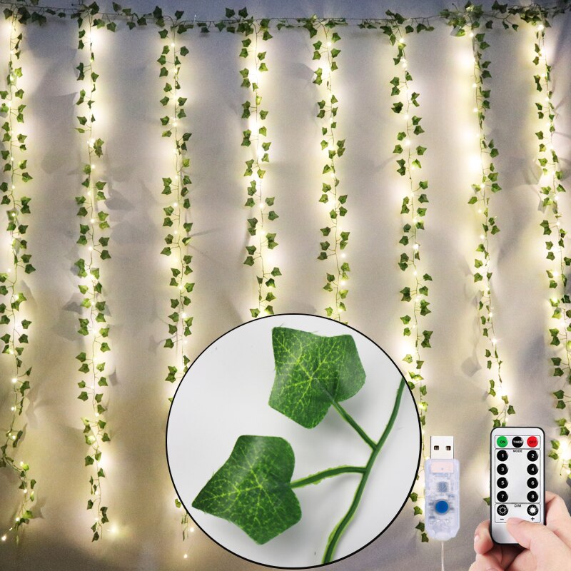 Artificial  Faux Plants LED String Lights