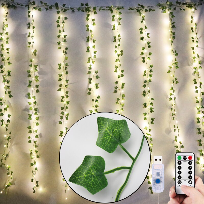 Artificial  Faux Plants LED String Lights