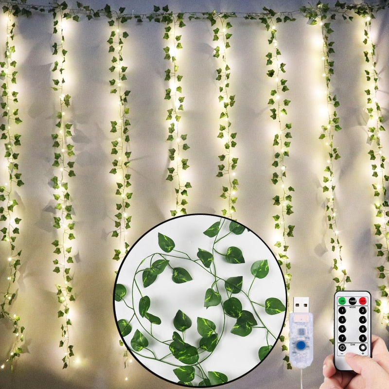 Artificial  Faux Plants LED String Lights