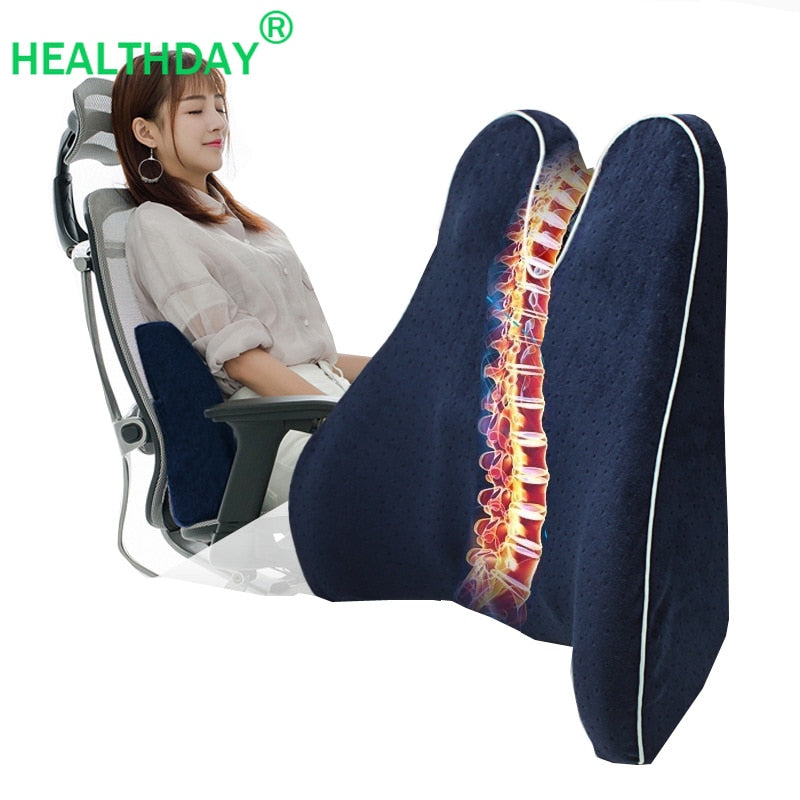 Large Size Comfort Chair Back Support Pillow Memory Foam