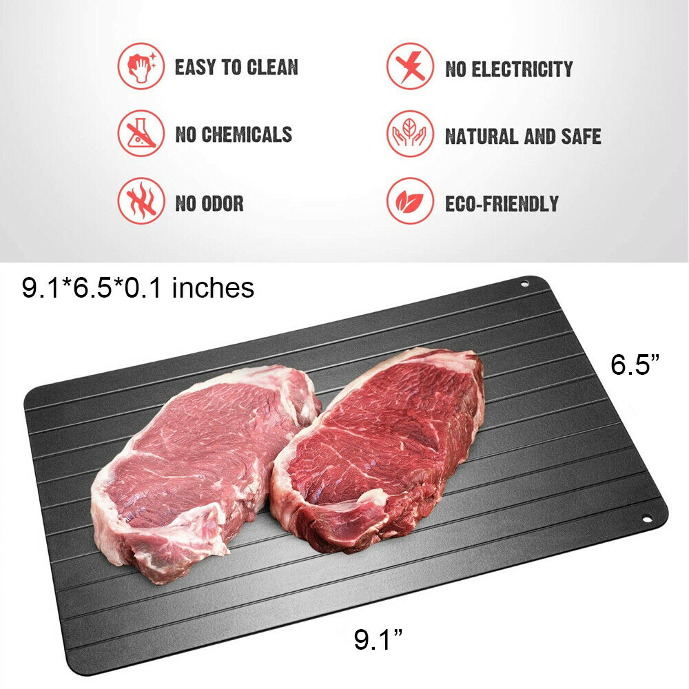 Ultra Fast Defrosting Thawing Tray Thaws Fast and Preserves Food Nutrition!