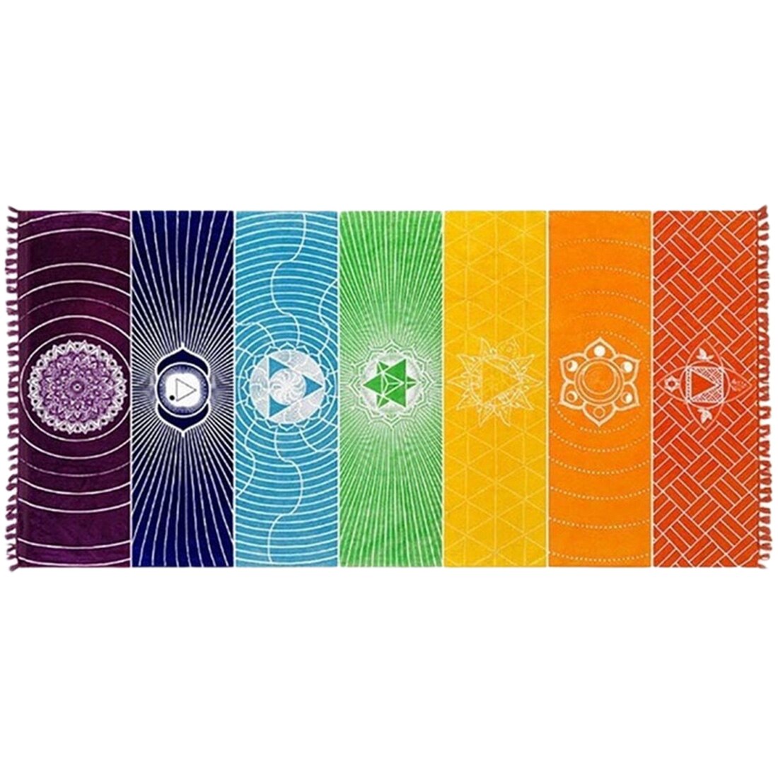 Polyester Bohemian Wall Hanging India Beach Yoga Mat