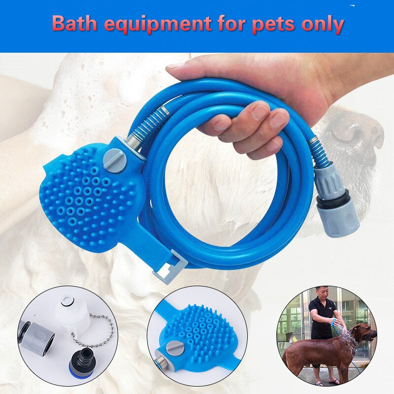 Pet Dog Bathing Glove Shower Massage and Grooming Brush