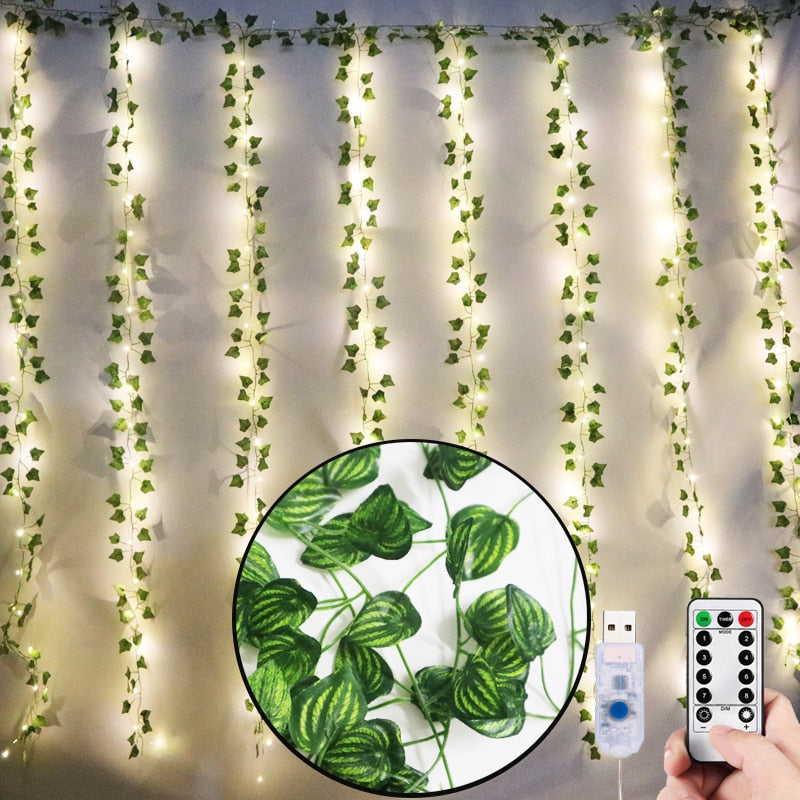 Artificial  Faux Plants LED String Lights