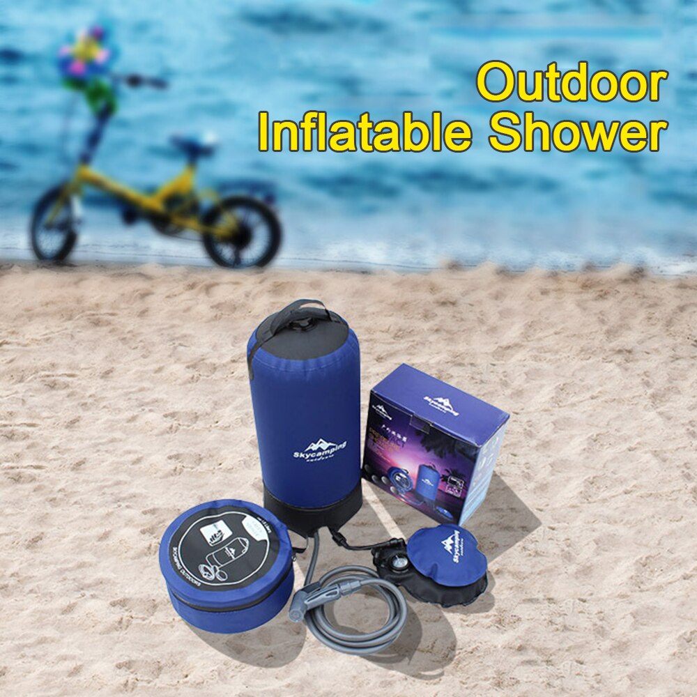 11L PVC Outdoor Inflatable Shower