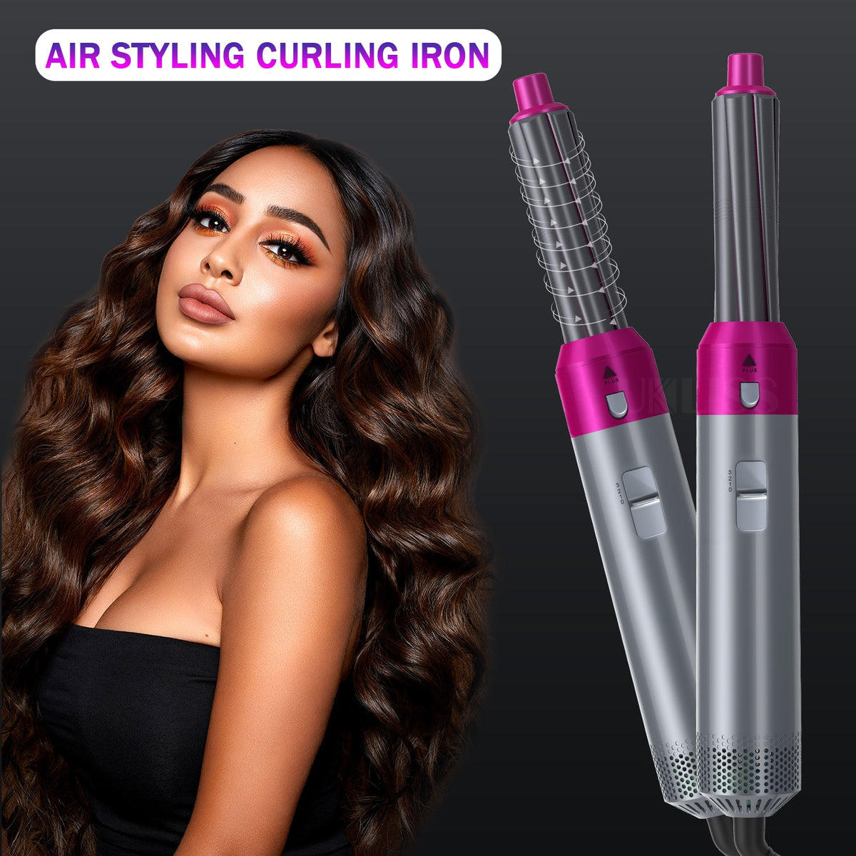 Multi Functional 5 In1 Hair Dryer Comb and Hair Straightener