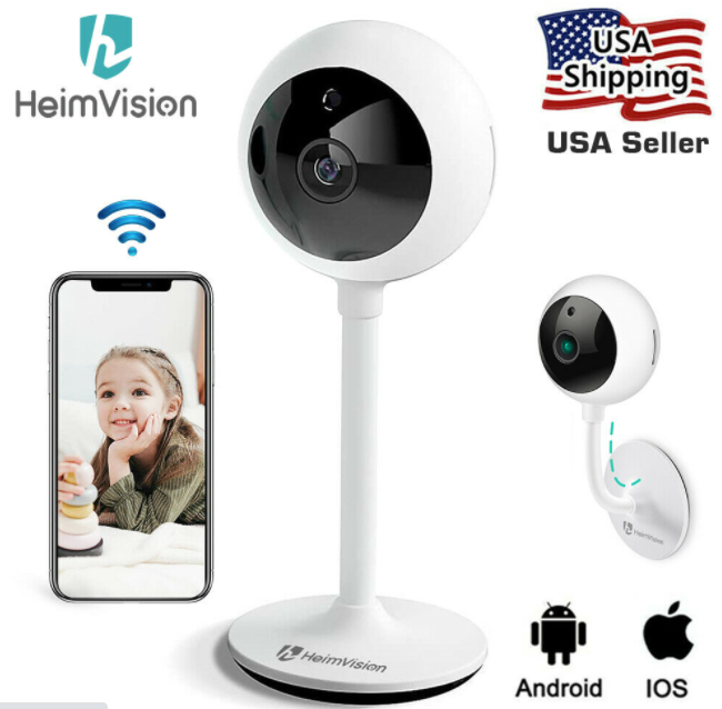 1980x1080 HD Wifi Baby Monitor, 2-Way Audio, Night Vision, Real-Time Motion Detection and Alerts