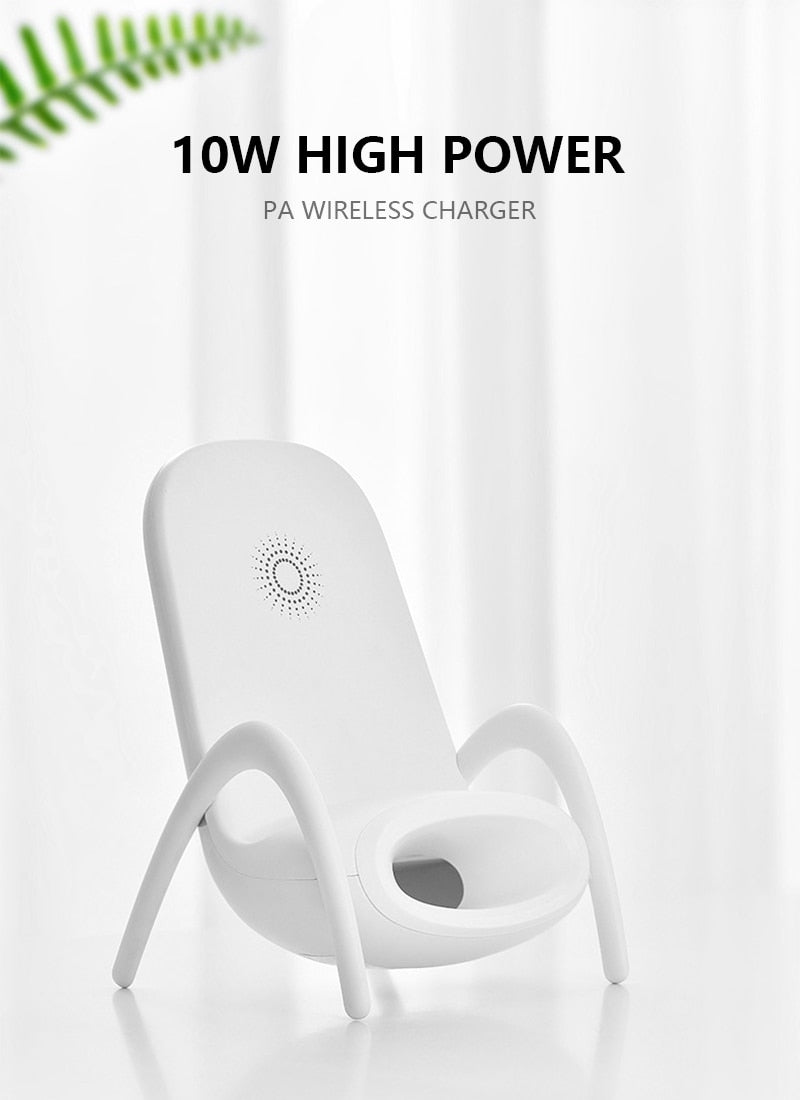 High quality wireless charger, new upgraded with 20% more power. Compatible with all qi products