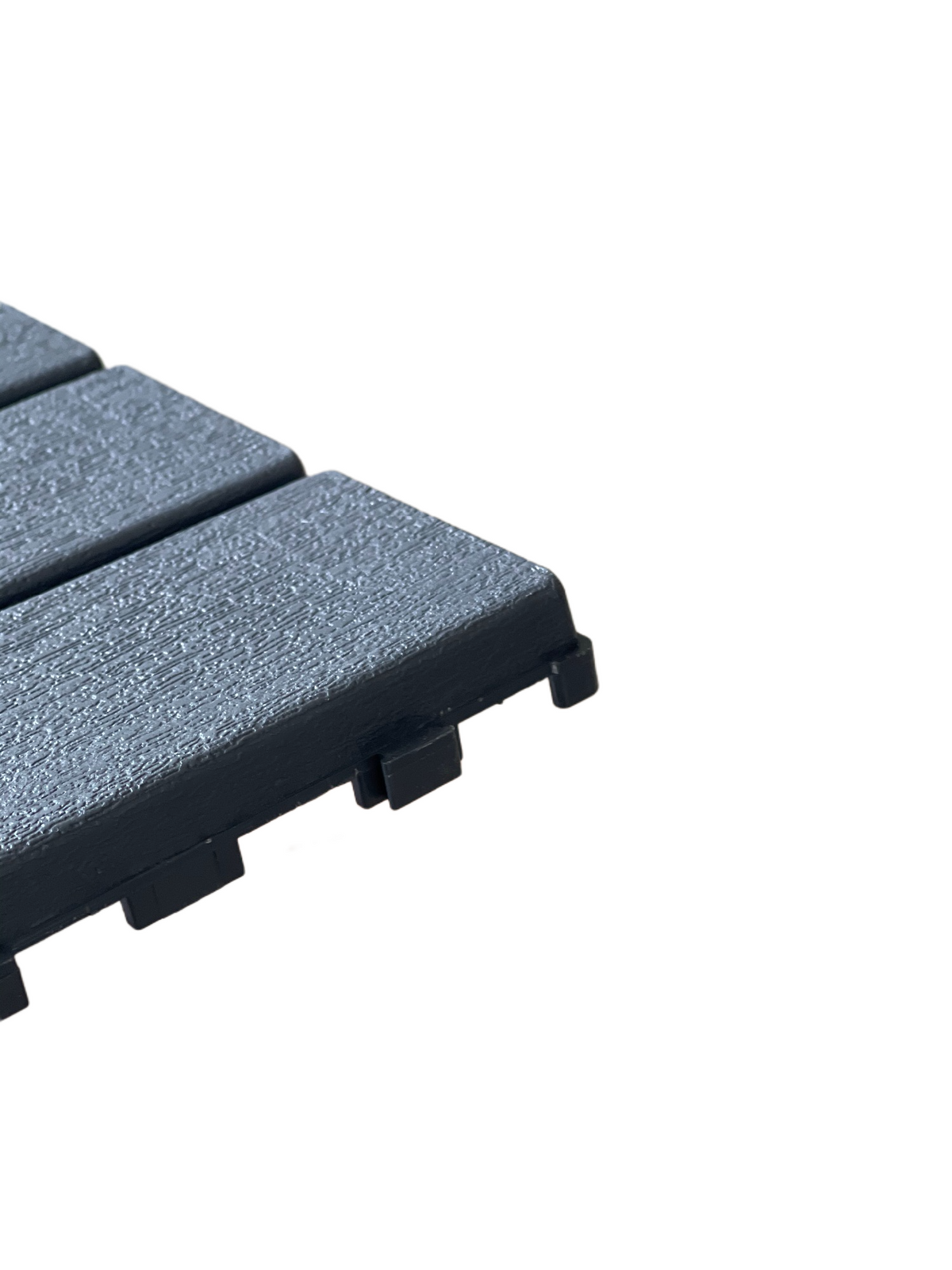 Plastic Interlocking Deck Tiles,44 Pack Patio Deck Tiles,12"x12" Square Waterproof Outdoor Flooring All Weather Use, Patio Floor Decking Tiles for Porch Poolside Balcony Backyard (Dark Grey 44 pack)