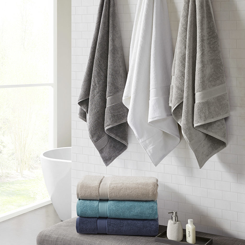 800gsm 100% Cotton Bath Sheet Antimicrobial 2 Piece Set