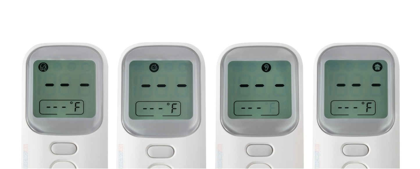No Touch Forehead Digital Thermometer TOUCHLESS BABIES KIDS - White