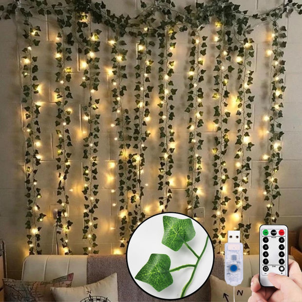 Artificial  Faux Plants LED String Lights