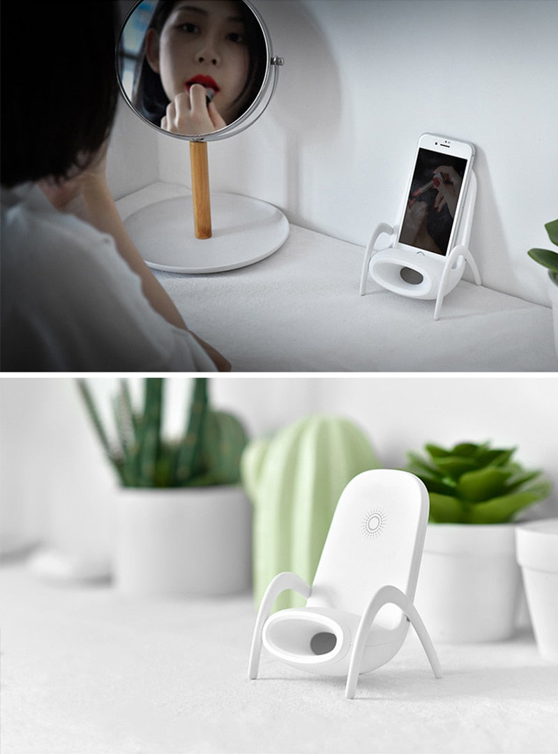 High quality wireless charger, new upgraded with 20% more power. Compatible with all qi products