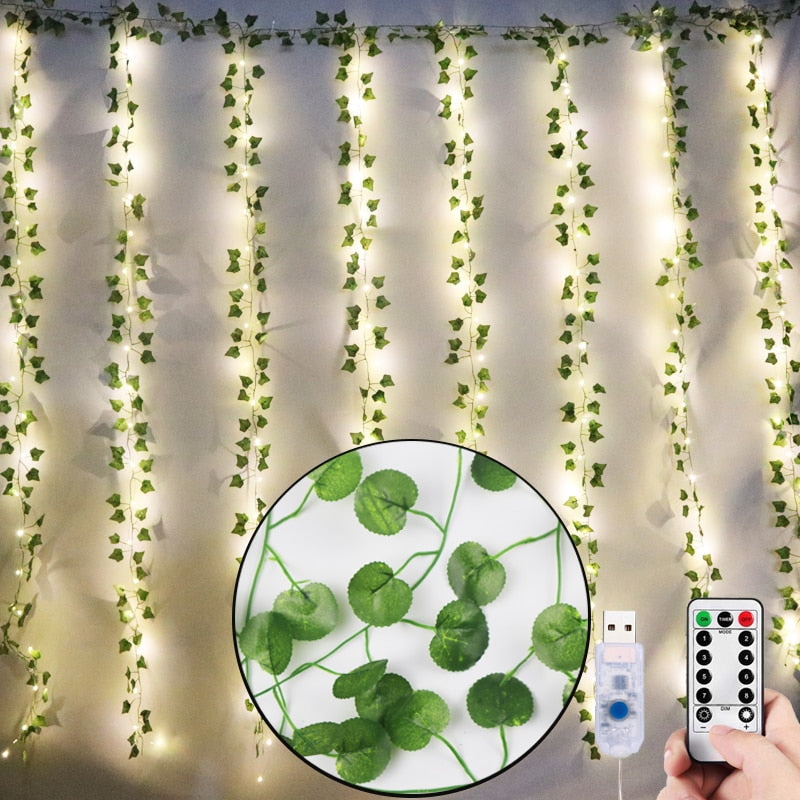 Artificial  Faux Plants LED String Lights