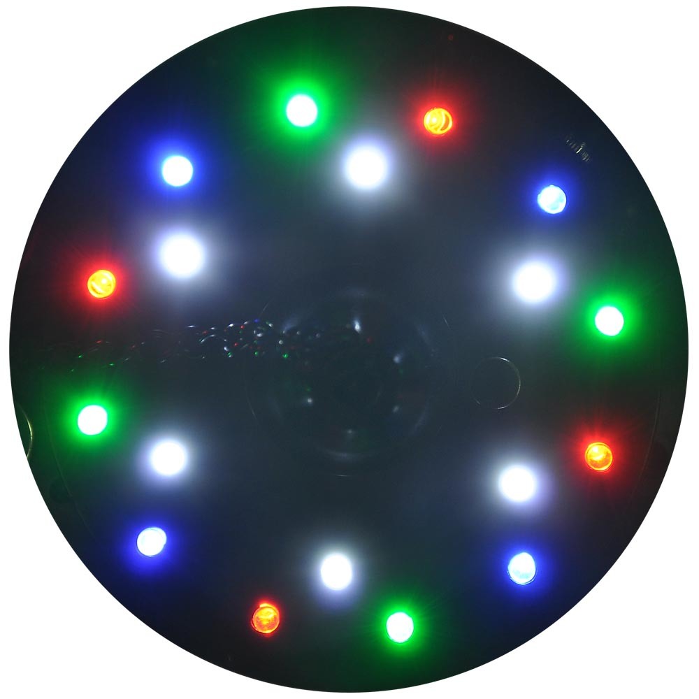 Mirror Ball Motor 6RPM w/ LED RGBW,Mirror Disco Ball Kit DJ Party Decorate