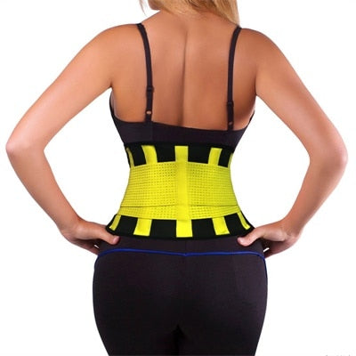 Adjustable Waist Trainer, High-Grade Neoprene, Lumbar Back Support Belt for Thinning, Posture and Body Shaping -