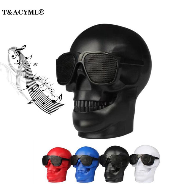 Skull Wireless Portable Bluetooth Speaker, High Performance, Great Sound. Perfect Gift for Boyfriend!