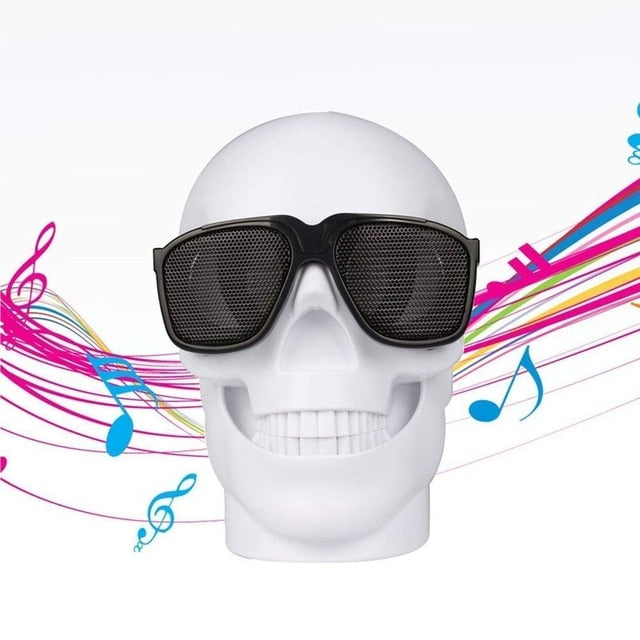 Skull Wireless Portable Bluetooth Speaker, High Performance, Great Sound. Perfect Gift for Boyfriend!